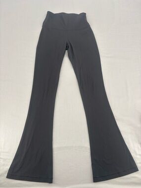 lululemon athletica Black Flared High-Rise Yoga Pants